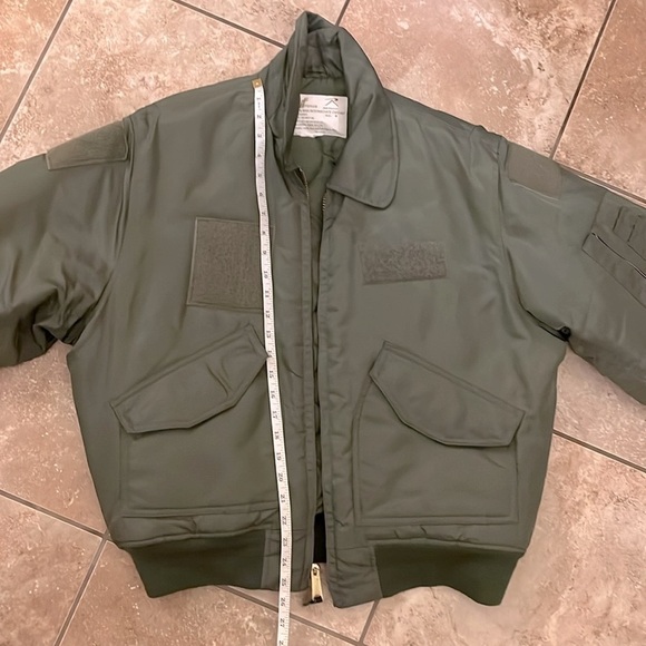 NWOT ultra force puffer bomber jacket military green - Picture 15 of 15